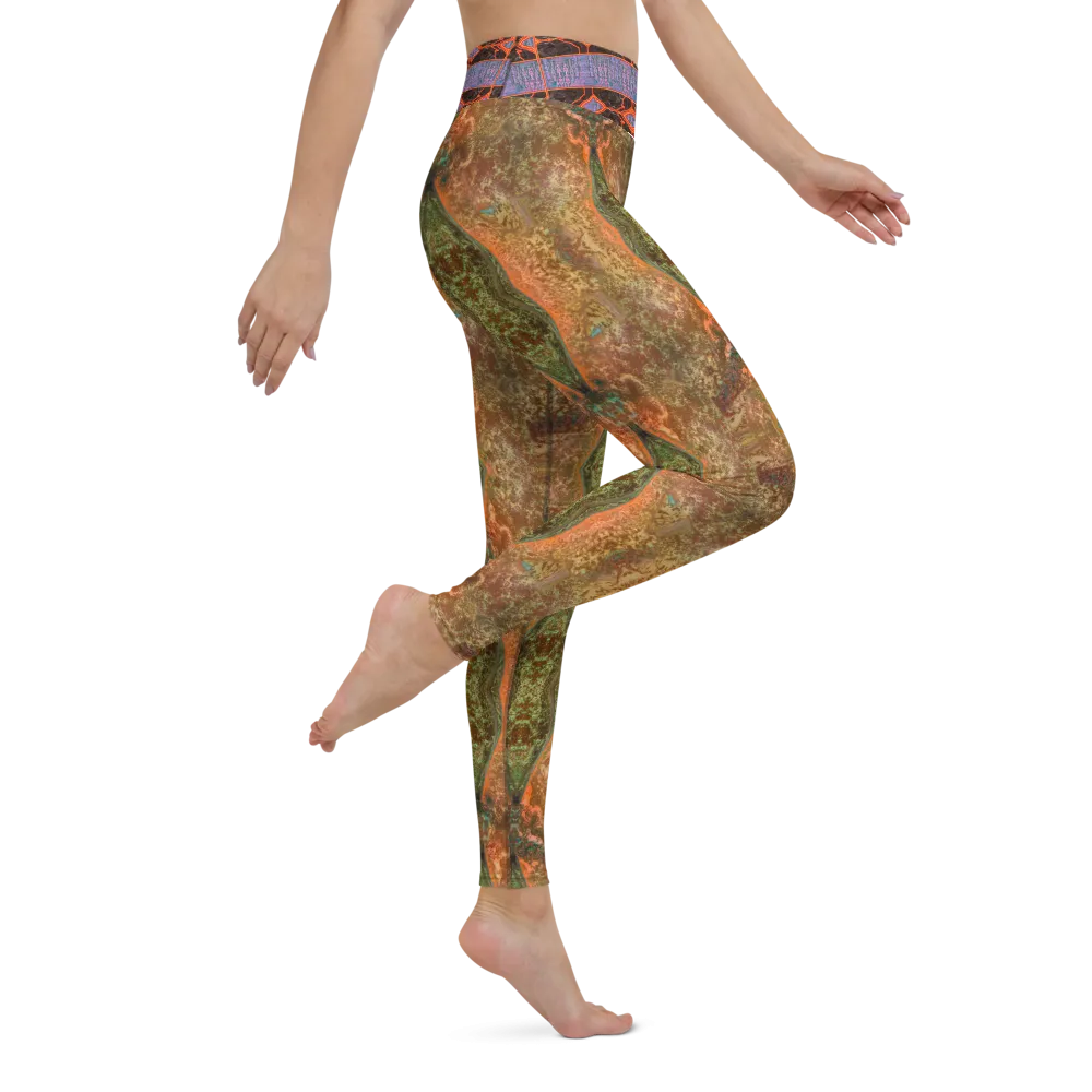 Yoga Leggings (Her/Muliebris)(Tree Link Stripe) RJSTH@Fabric#6 RJSTHs2021 RJS