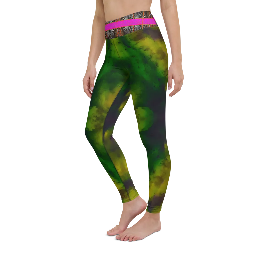 Yoga Leggings (Her/Muliebris)(Tree Link Stripe) RJSTH@Fabric#7 RJSTHs2021 RJS