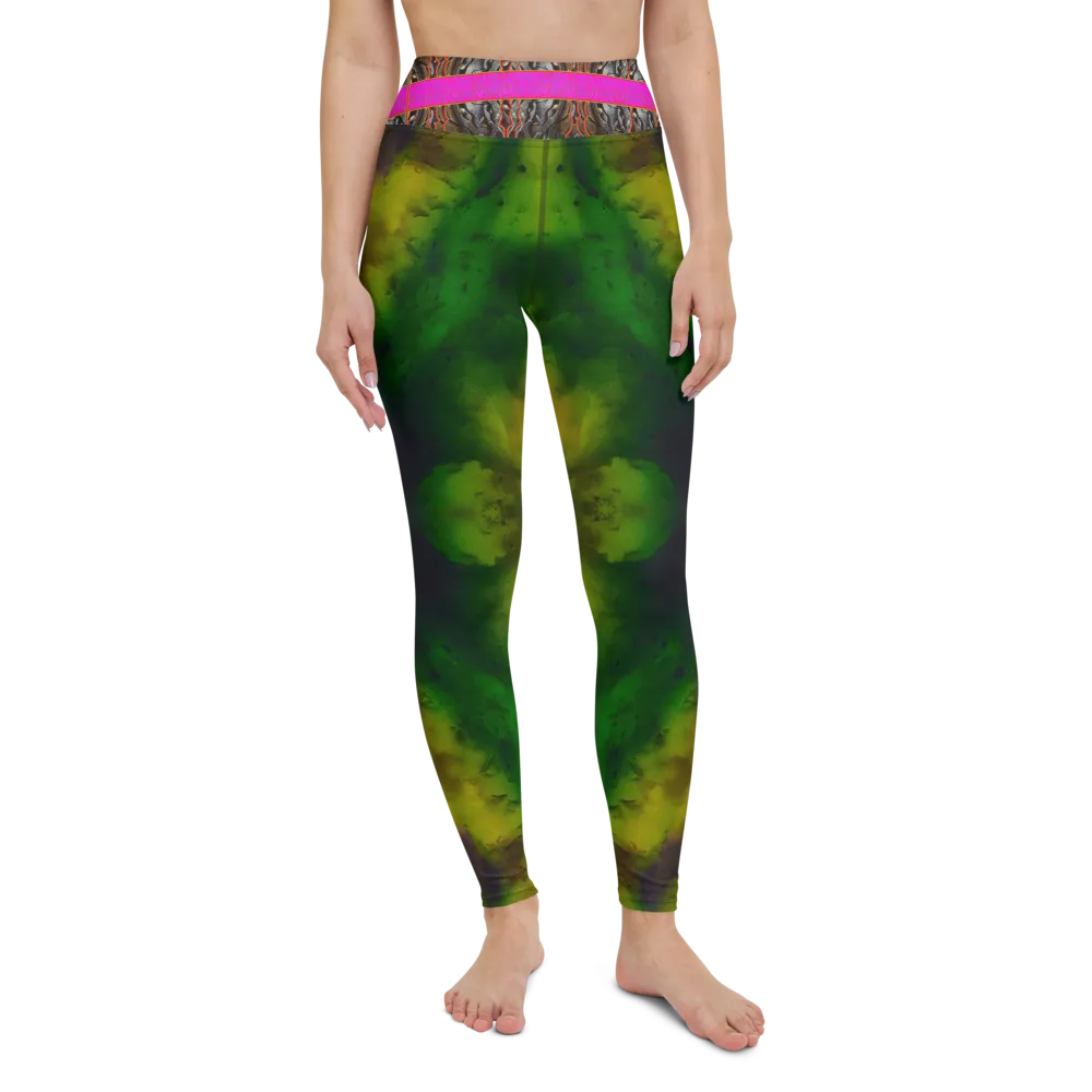 Yoga Leggings (Her/Muliebris)(Tree Link Stripe) RJSTH@Fabric#7 RJSTHs2021 RJS