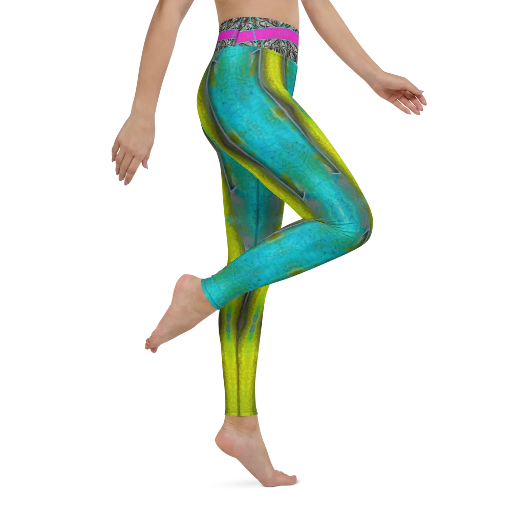 Yoga Leggings (Her/Muliebris)(Tree Link Stripe) RJSTH@Fabric#8 RJSTHs2021 RJS