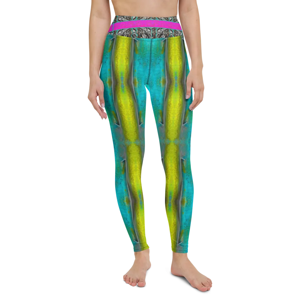 Yoga Leggings (Her/Muliebris)(Tree Link Stripe) RJSTH@Fabric#8 RJSTHs2021 RJS