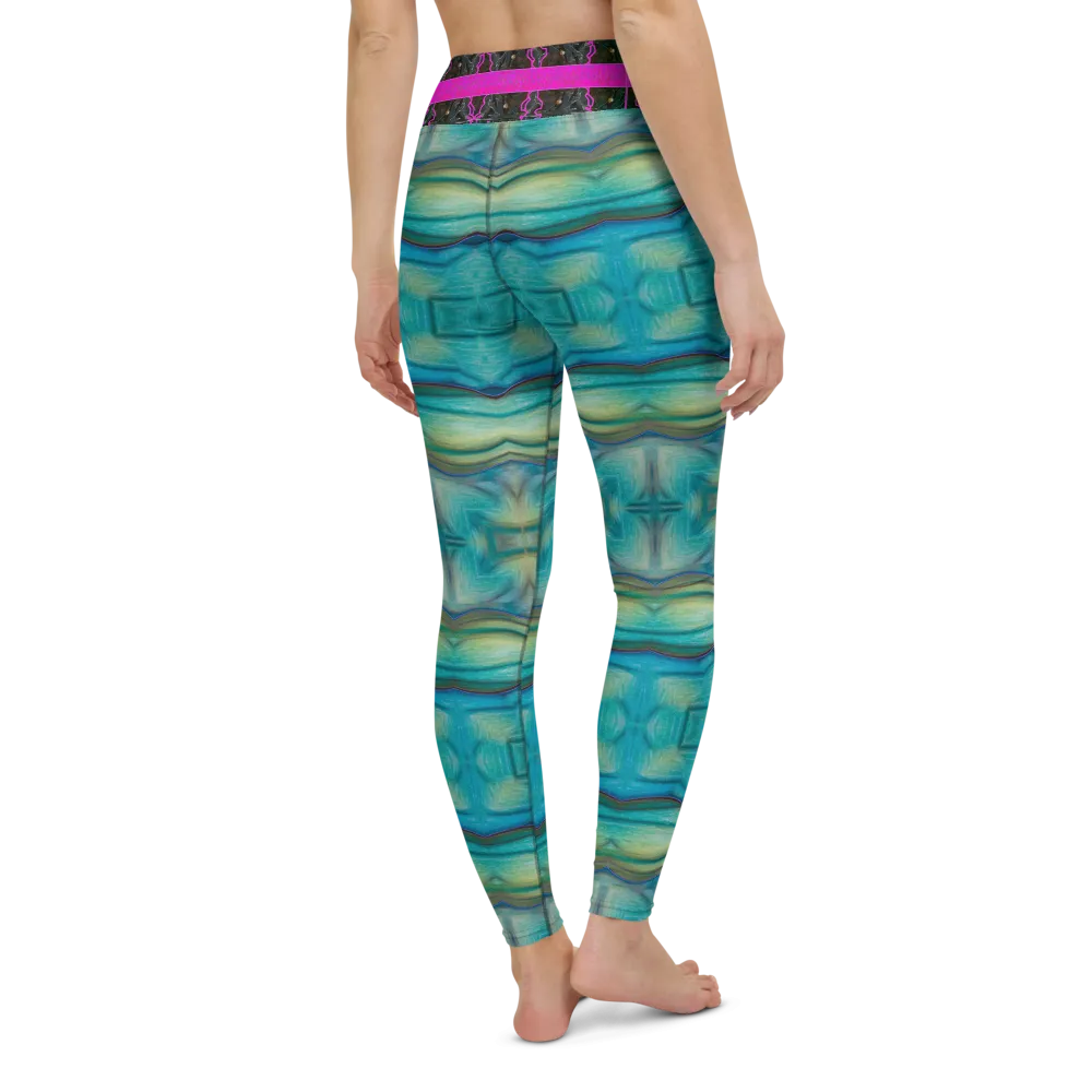 Yoga Leggings (Her/Muliebris)(Tree Link Stripe) RJSTH@Fabric#9 RJSTHs2021 RJS
