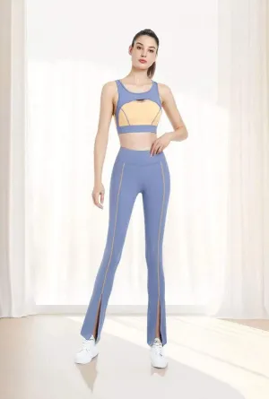 Yoga Sets with Bra and Flare Pant