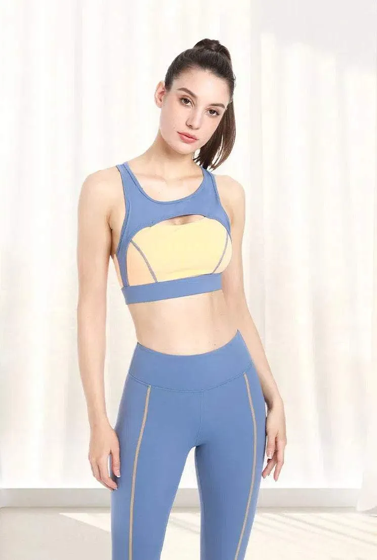 Yoga Sets with Bra and Flare Pant