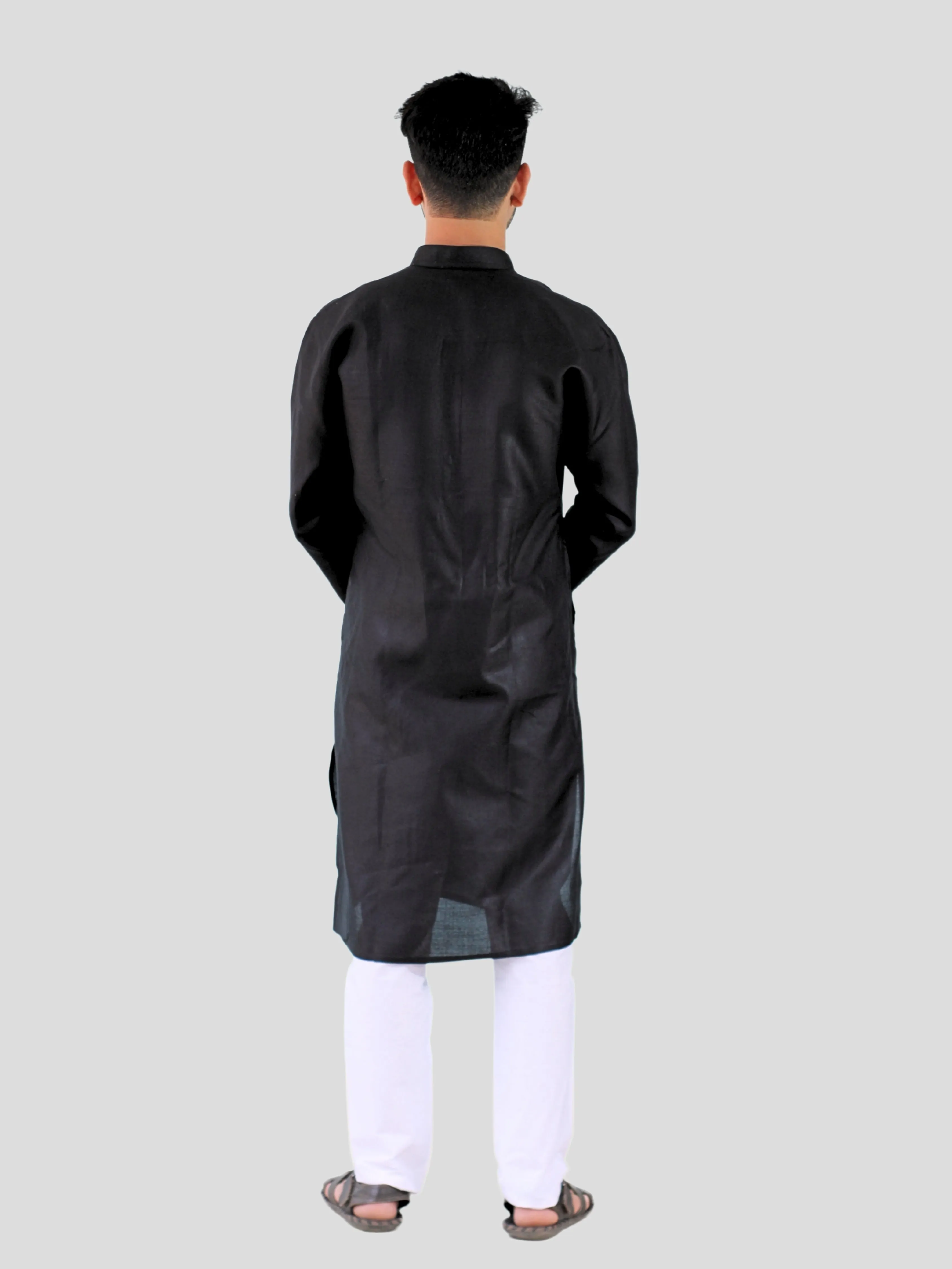 Youth Robe Men's Kurta Pajama Set (Black)