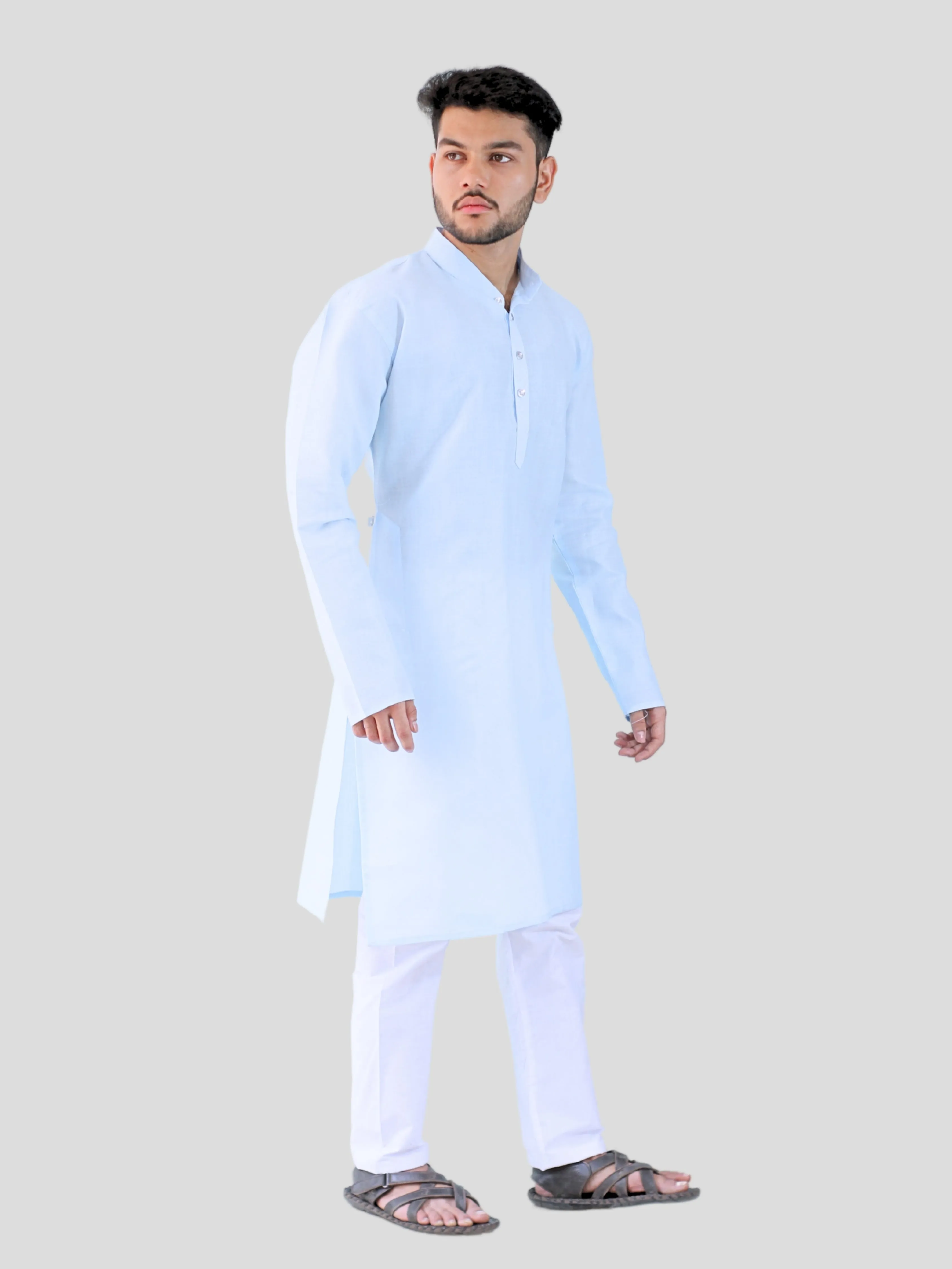 Youth Robe Men's Kurta Pajama Set (Light Blue)