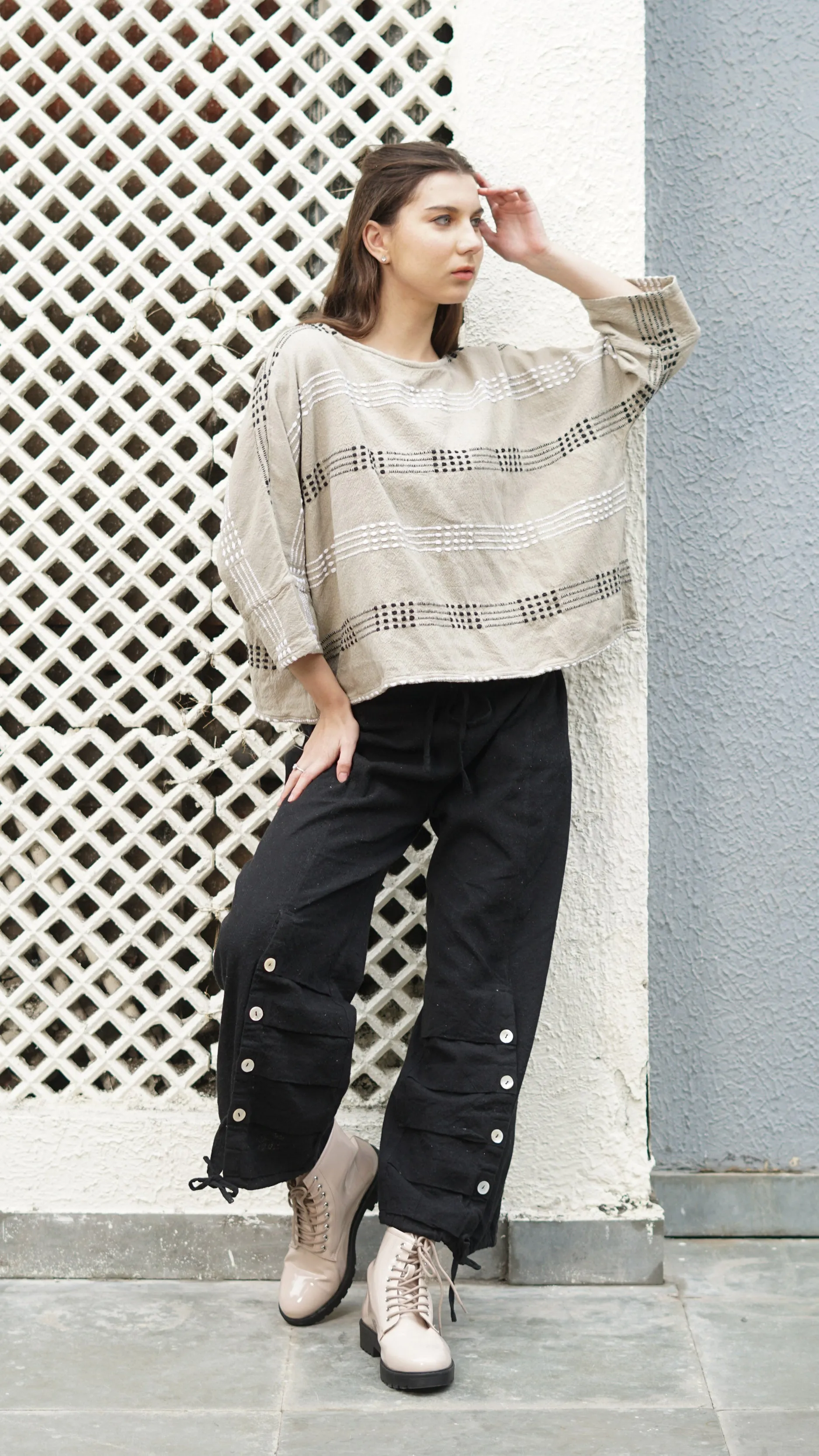 Zahara Top in Latte